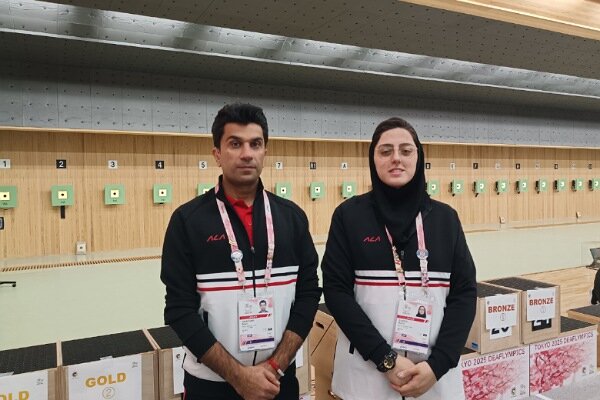 تیم میکس تپانچه ۱۰ متر ایران صاحب مدال برنز شد