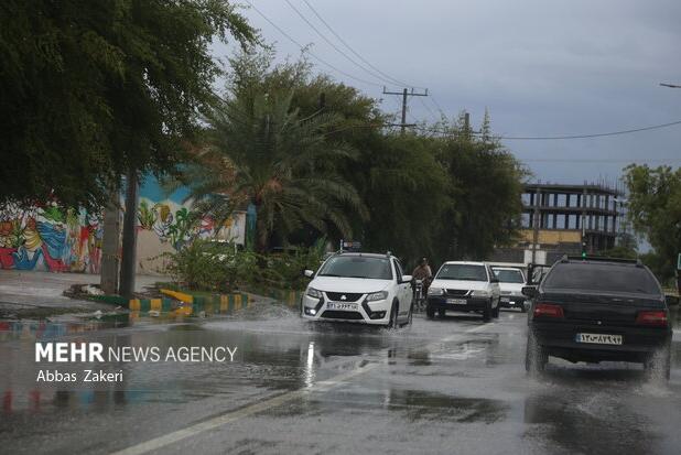 بارندگی در جزیره  قشم آغاز شد