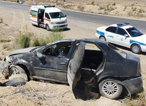 واژگونی خودرو در سمنان ۵ مصدوم برجای گذاشت