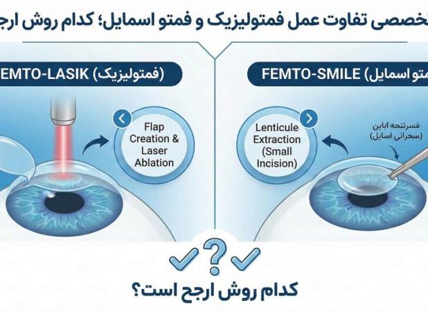 مقایسه تخصصی تفاوت عمل فمتولیزیک و فمتو اسمایل؛ کدام روش ارجح است؟