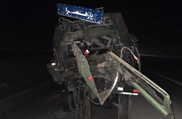 برخورد خاور با تریلی در قم ۴ مصدوم برجای گذاشت