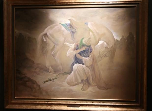 نمایشگاه حسن روح الامینی در موزه هنرهای شرقی مسکو