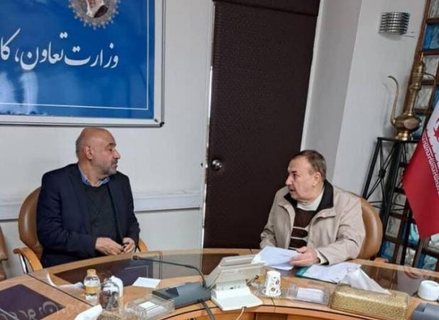 اخذ دستور برای احداث بیمارستان شهر سهند از وزیر کار