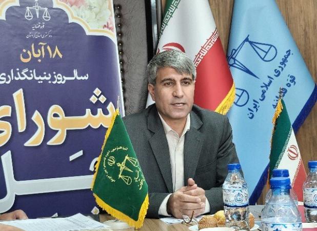 اسدی: ۱۱۶۱ فقره پرونده در کردستان به صلح و سازش رسید