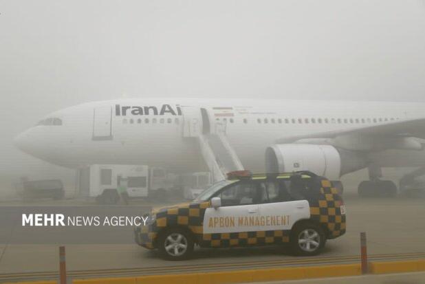تغییر مسیر ۲ پرواز ورودی فرودگاه بوشهر به دلیل مه شدید