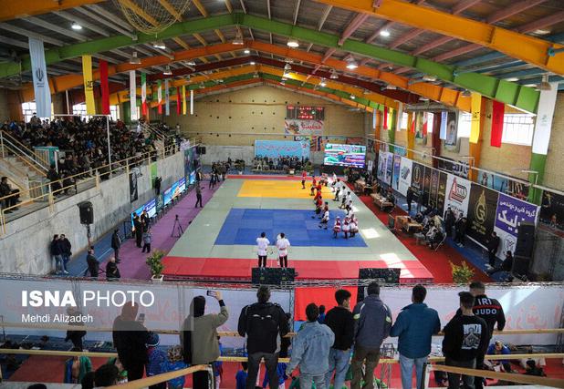 آماده سازی مجموعه ورزشی علیدخت برای برگزاری مسابقات جهانی کوراش در بجنورد