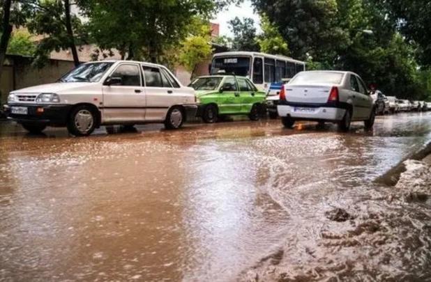 بارش شدید باران در چابکسر