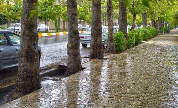 بارش باران‌های بهاری و گرمای 38 درجه در اهواز