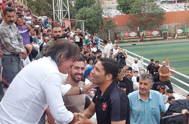 حضور سرمربیان استقلال و پرسپولیس و درآمدن اشک یک پیشکسوت