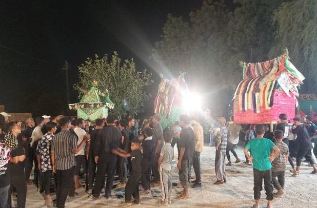 آیین سنتی تابوت گردانی در میناب