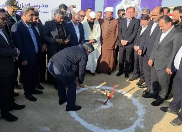 عملیات ساخت مدرسه ۱۲ کلاسه در عسلویه آغاز شد