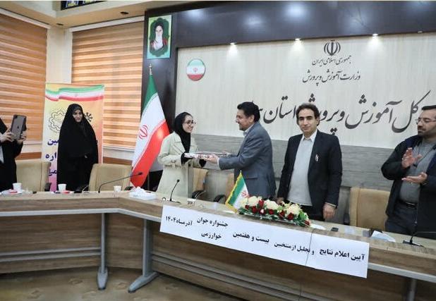 کسب رتبه سوم کشوری جشنواره جوان خوارزمی توسط دانش‌آموز همدانی  