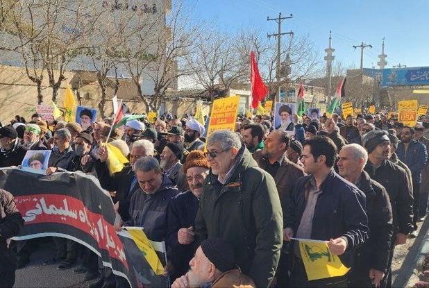 راهپیمایی مردم بجنورد در محکومیت رژیم صهیونیستی