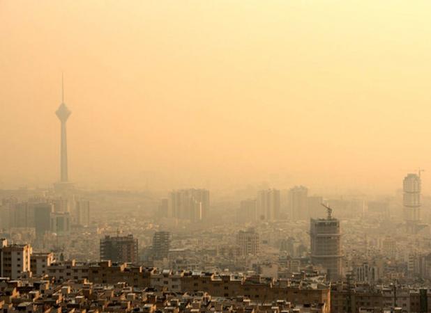 تهران زیر هجوم گرد و غبار؛ آسمان خاکستری از غرب تا شرق