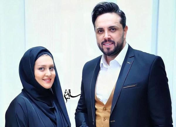 پوشش مجلسی و متفاوت مجری صداوسیما با همسرش