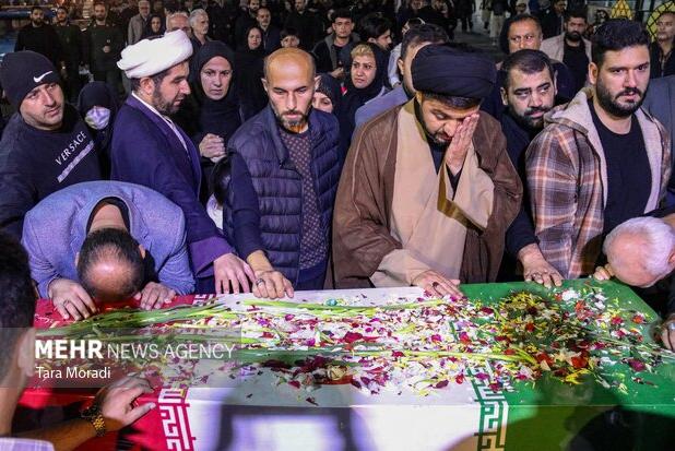 استقبال از شهید گمنام در آیین فاطمی سادات گیلان