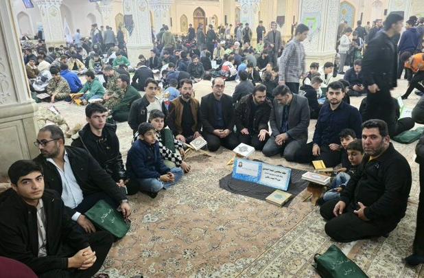 میقات صالحین بسیجیان اردبیل برگزار شد