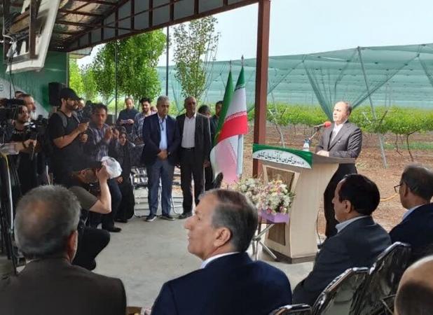 فاز دوم بزرگترین باغ سایبان کشور در کرمانشاه افتتاح شد