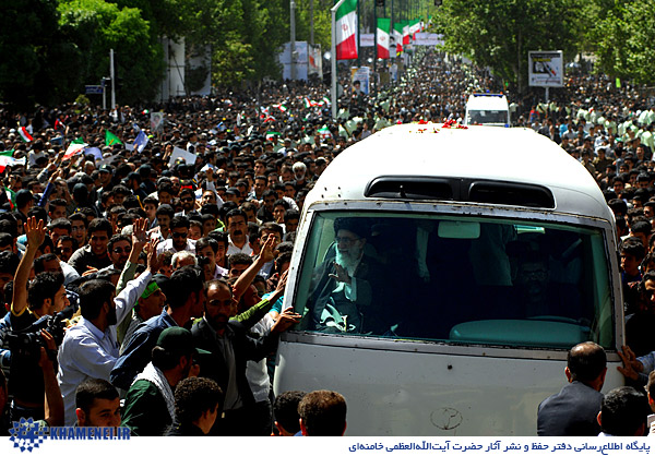 گلچینی از تصاویر سفر رهبر انقلاب به کردستان
