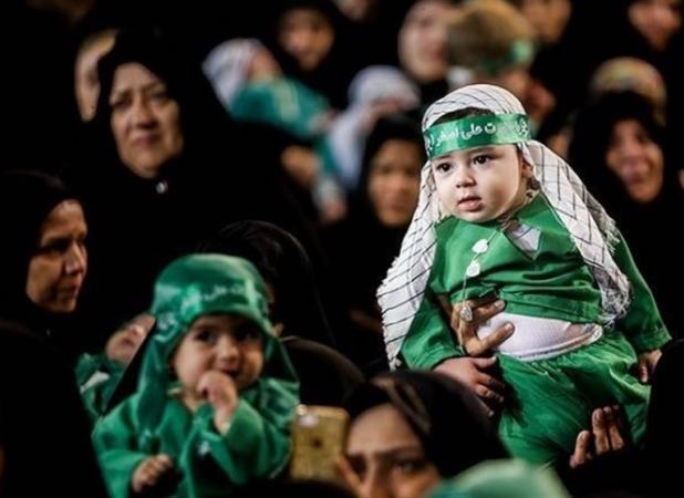 شیرخوارگان حسینی به میدان مبارزه با صهیونیسم جهانی آمدند