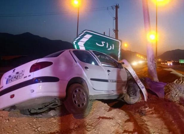 سانحه تصادف در جاده اراک به بروجرد هشت مصدوم بر جای گذاشت