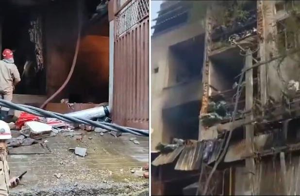 ۴ نفر در آتش‌سوزی در بمبئی هند کشته شدند