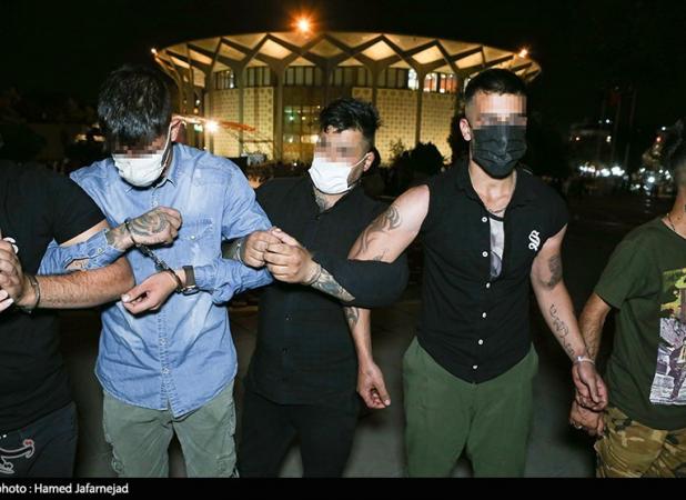 بازداشت ۱۷۵ شرور تهران در عملیات ضربتی پلیس امنیت