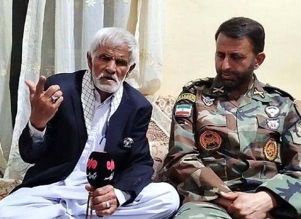 حمایت قاطع جانباز بلوچ از رهبری و جمهوری اسلامی