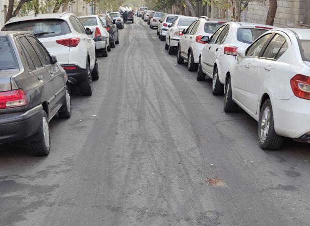 نمایی از شکل تازه آلودگی در خیابان‌های تهران!