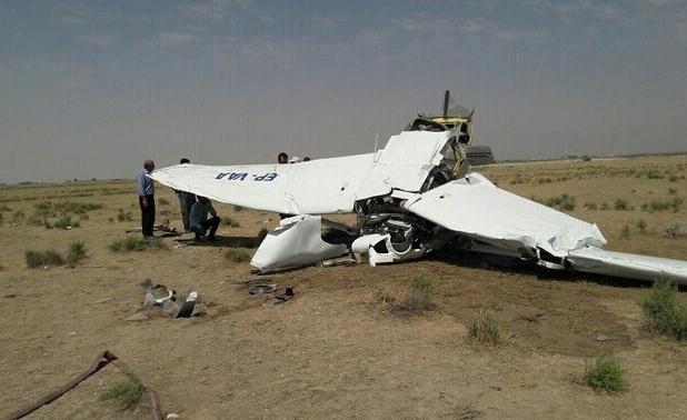 وقوع حادثه برای هواپیمای تفریحی در نوشهر