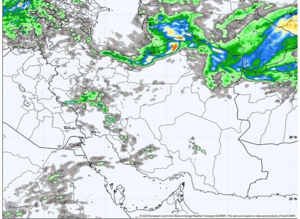 هواشناسی ایران ۲۹ فروردین؛ ورود موج جدید بارش‌های بهاری از روز دوشنبه