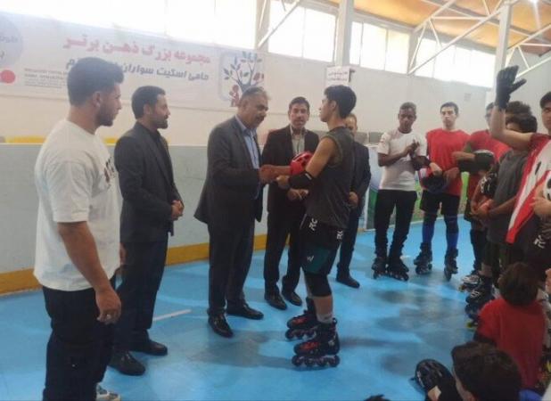 تجلیل از نایب‌قهرمان آسیایی قم در جریان اردوی تیم ملی رولبال