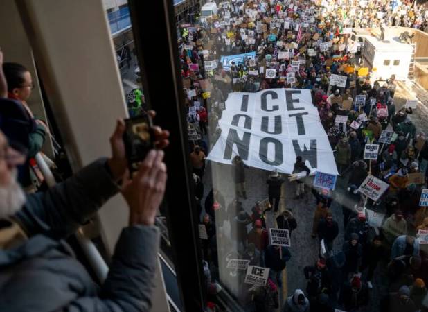 تداوم اعتراضات علیه دولت ترامپ در آستانه تعطیلی دولت فدرال+فیلم