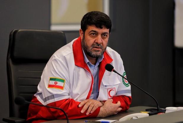 قدردانی رئیس هلال‌احمر از تلاش امدادگران در عملیات اطفای حریق جنگل‌های نوار شمالی