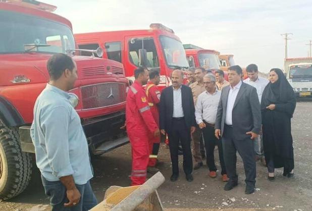 رزمایش آمادگی ستاد بحران میناب در پی هشدارهای هواشناسی برگزار شد