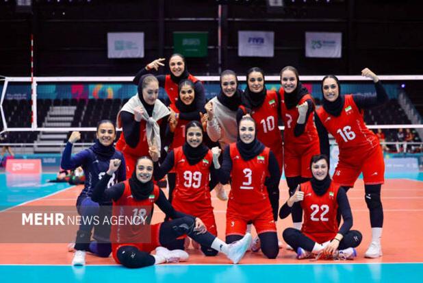 تیم ملی والیبال زنان ایران صاحب مدال برنز شد
