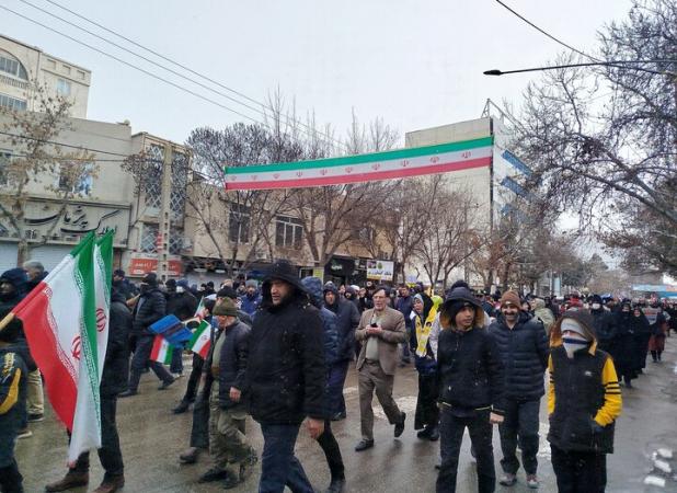 حضور پرشور مردم بجنورد در راهپیمایی ۲۲ بهمن