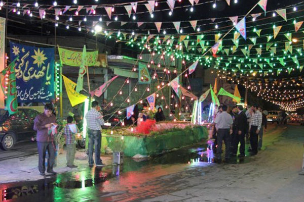 موج جشن‌های شعبان در گلستان/ از آذین‌بندی خیابان‌ها تا ایستگاه‌های صلواتی مردمی