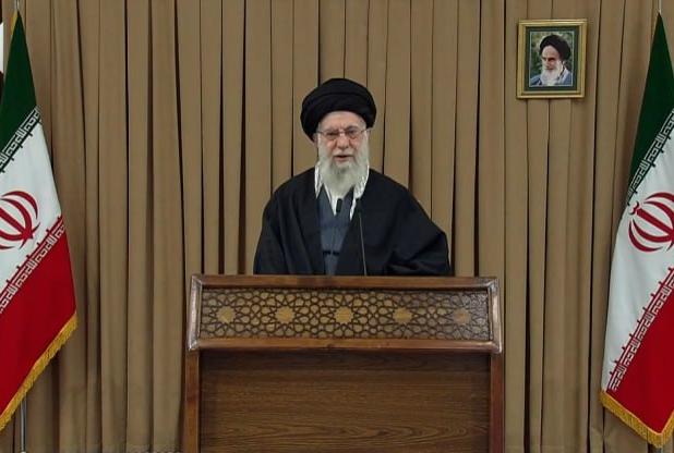 سخنرانی رهبر انقلاب درباره ارسال پیغام به آمریکا