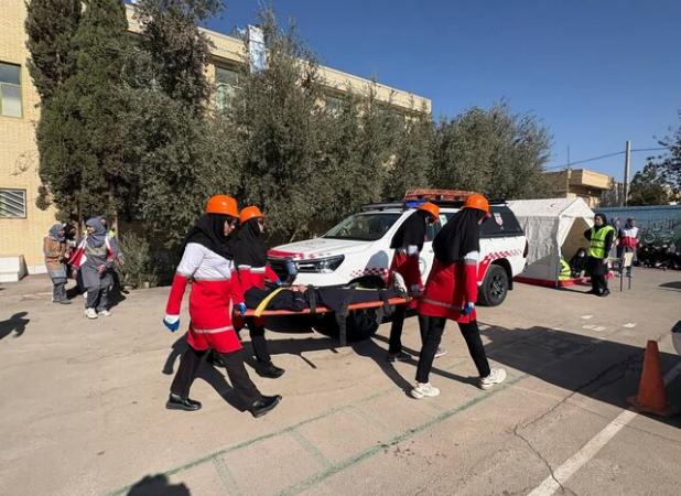 مانور زلزله و ایمنی در مدارس سیستان و بلوچستان برگزار شد