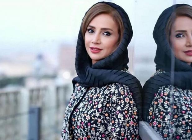 قاب خانوادگی شبنم ‌قلی‌خانی کنار برج خلیفه دبی