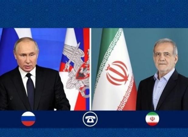 گفتگوی تلفنی روسای جمهور روسیه و ایران