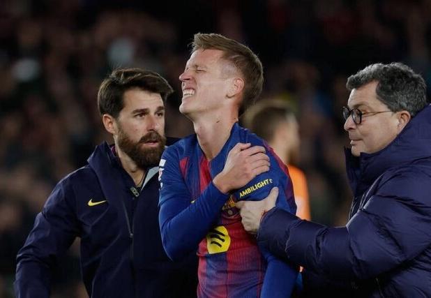 دوری سه‌هفته‌ای اولمو از ترکیب بارسا