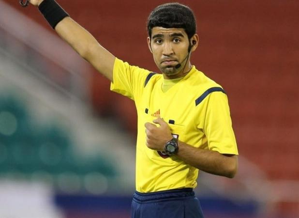 قضاوت داور قطری در دیدار تراکتور - الشرطه