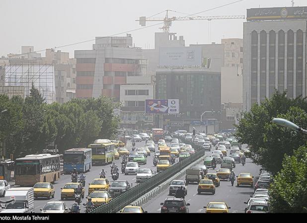 وضعیت هوای تهران ۱۴۰۳/۰۴/۲۶؛ هوای تهران آلوده‌ شد