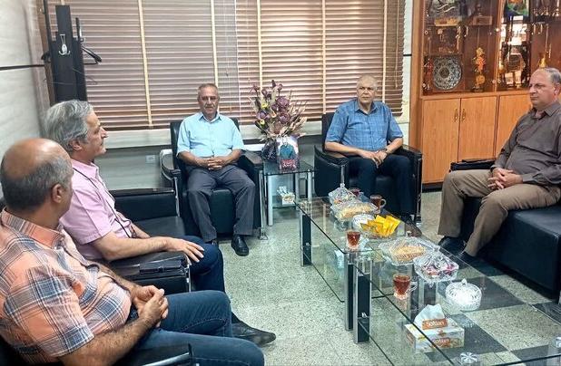 دیدار رئیس فدراسیون تنیس روی میز عراق با سرپرست ورزش و جوانان کردستان