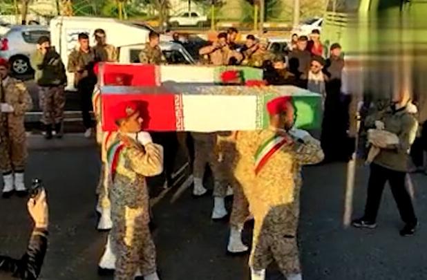 استقبال از پیکر دو شهید گمنام دفاع مقدس در زنجان