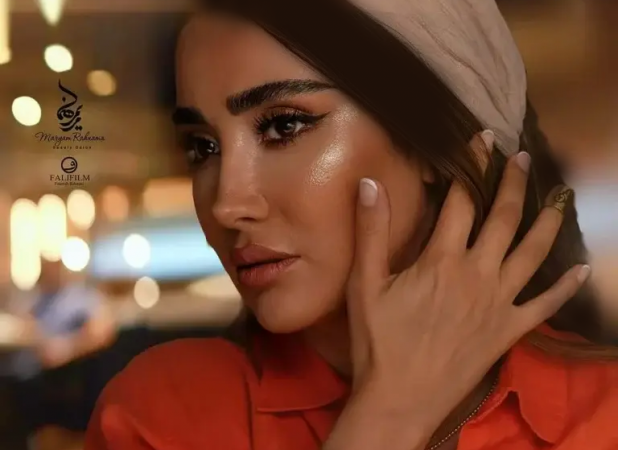 درخشش پاییزی بهاره افشاری با میکاپ شاین