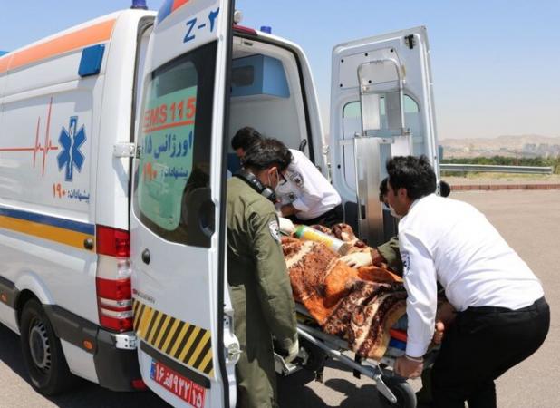 واژگونی مینی‌بوس در گردنه آخجه‌قشلاق؛ ۷ آمبولانس اعزام شدند