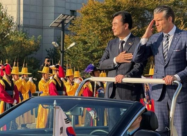 نظامیان آمریکا در کره جنوبی؛ گزینه مشارکت در جنگ محتمل با چین